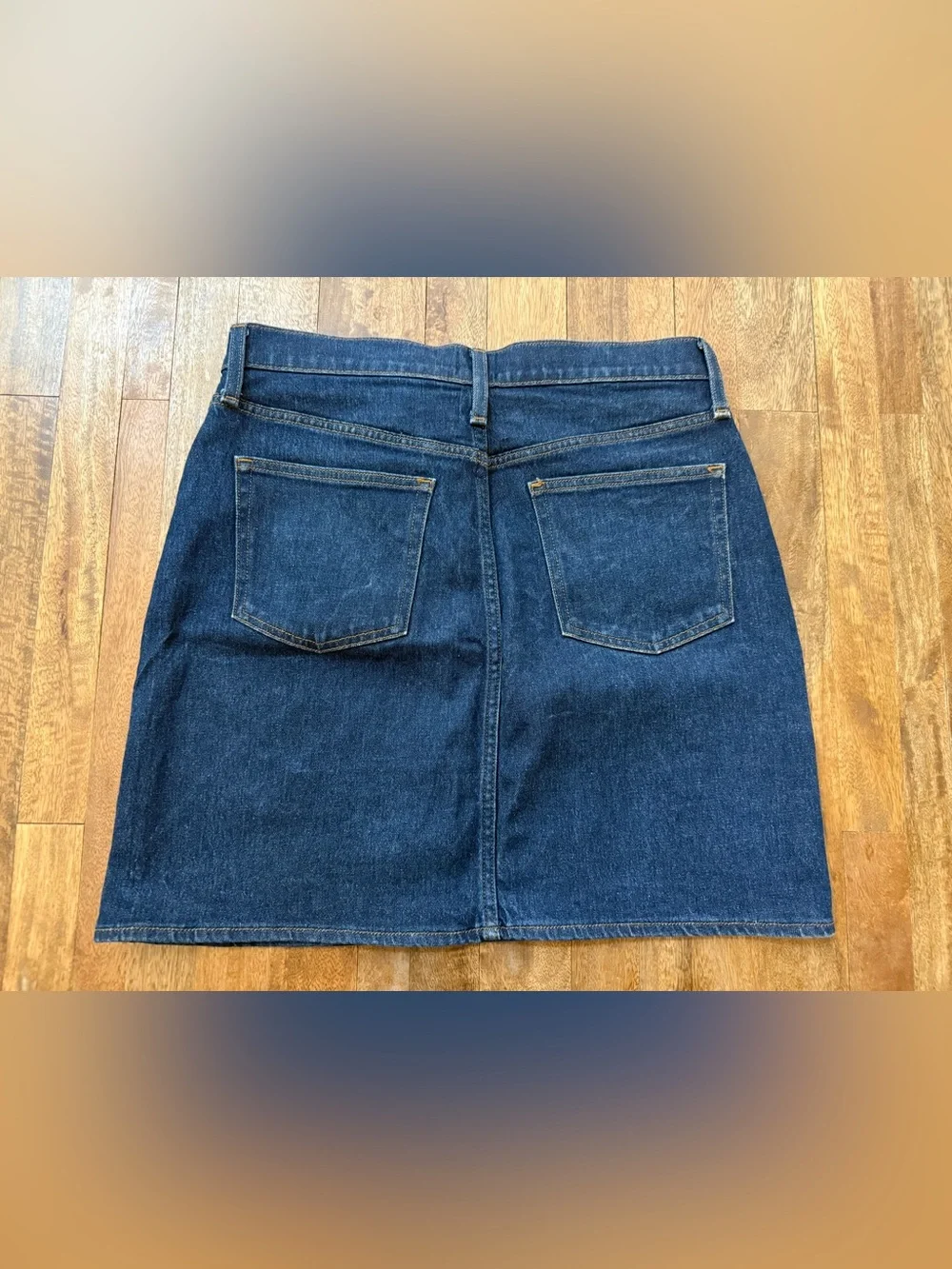 JCrew Dark Blue Denim Mini Skirt